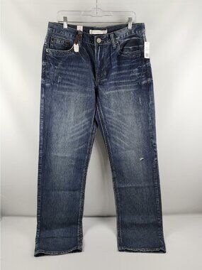 Tin Haul Mens 35L Regular Blue Regular Joe Fit Slight Distress (35x35) NWT